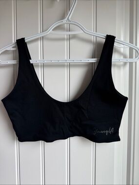 YoungLA Black Scoop Bralette with Wide Straps